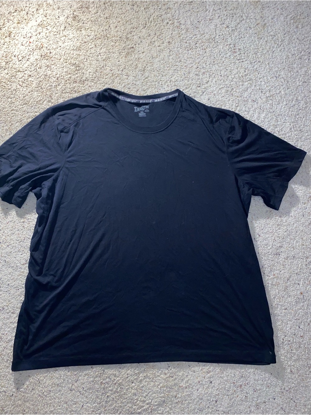 Duluth Trading Mens 3XL Heavy Duty Black Outdoor Activewear Work Tee Shirt